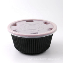 Custom design insulated plastic food packaging disposable bowl with lid